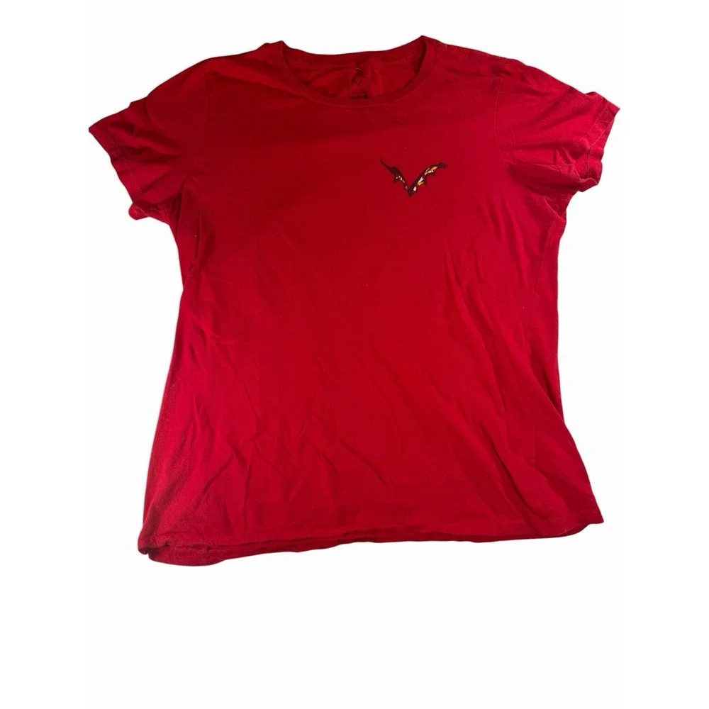 Flying Dog Brewery Maryland Theme‎ Red T Shirt size L/Xl Women
